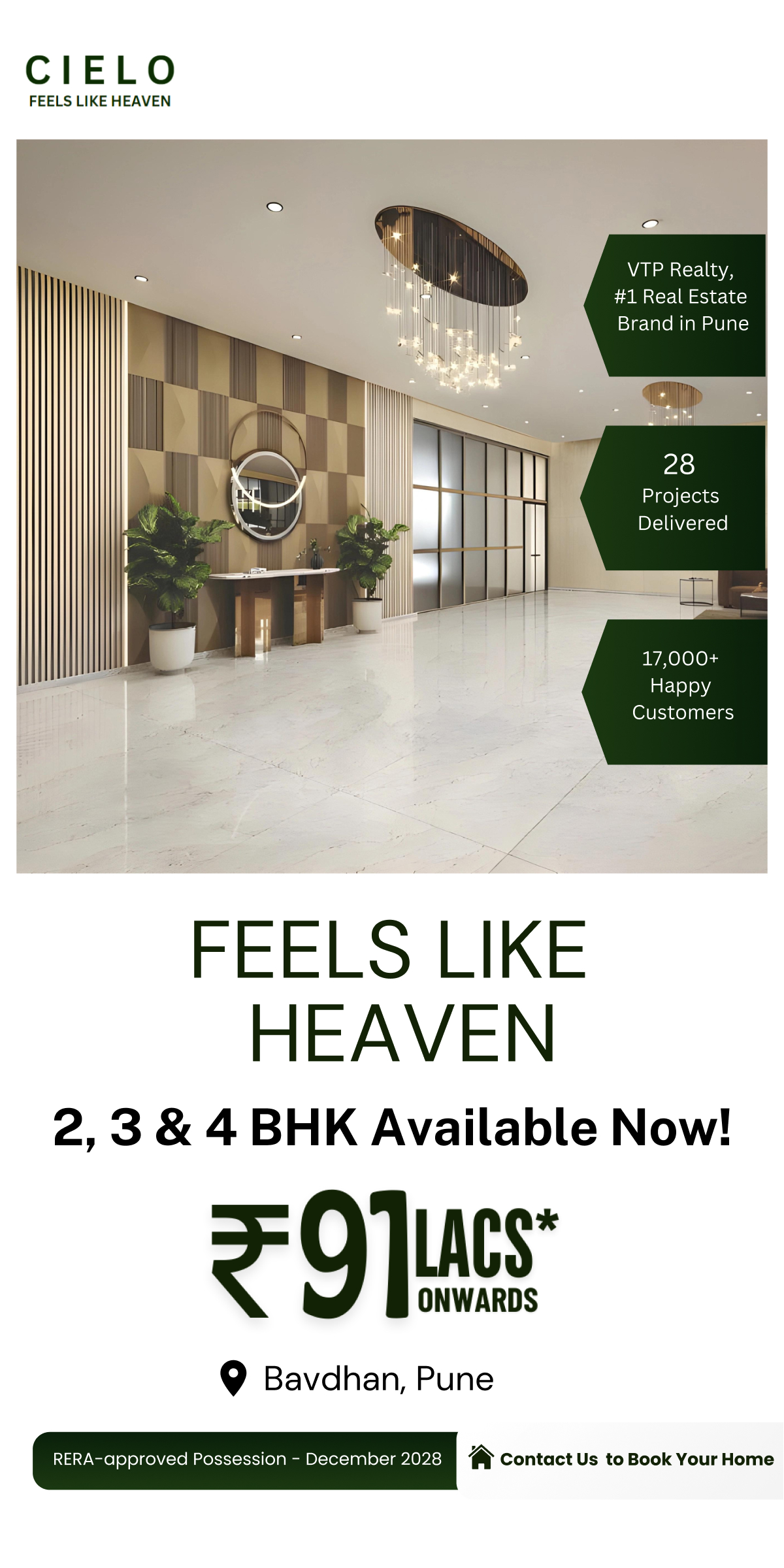 Luxurious 2, 3 & 4 BHK Apartments in Kharadi